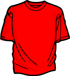 Red T-shirt Clip Art at Clker.com - vector clip art online, royalty free &  public domain